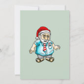 Weihnachts-Party im Büro Einladung (Rückseite)