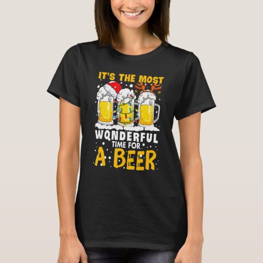 Weihnachts-Party ist die schönste Zeit für eine T-Shirt (Vorderseite)