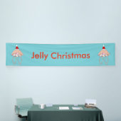 Weihnachts Party Jellyfish Custom Banner (Messeveranstaltung)