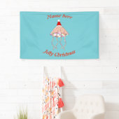Weihnachts Party Jellyfish Custom Banner (Insitu)
