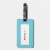 Weihnachts-Party Jellyfish Custom Gepäckanhänger (Rückseite vertikal)