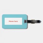 Weihnachts-Party Jellyfish Custom Gepäckanhänger (Rückseite horizontal)