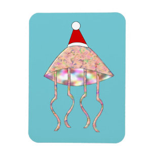 Weihnachts Party Jellyfish Custom Magnet