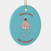 Weihnachts Party Jellyfish Custom Ornament (Rechts)