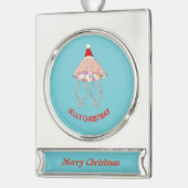 Weihnachts Party Jellyfish Custom Ornament (Links)