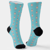 Weihnachts-Party Jellyfish Gemustert Socken (Gewinkelt)