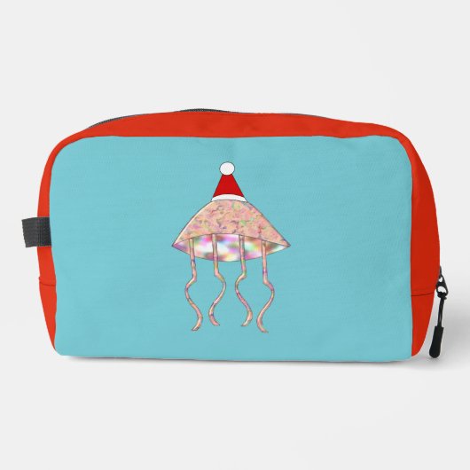 Weihnachts-Party Jellyfish Gemustert Waschbeutel (Vorderseite)