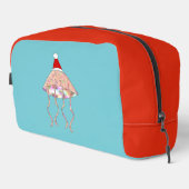 Weihnachts-Party Jellyfish Gemustert Waschbeutel (Rechte Ecke)