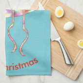 Weihnachts-Party Jellyfish Handtuch (Viertel Falte)