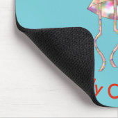 Weihnachts-Party Jellyfish Mousepad (Ecke)