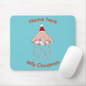 Weihnachts-Party Jellyfish Mousepad (Mit Mouse)
