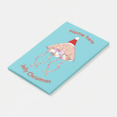 Weihnachts-Party Jellyfish Post es notiert Pad Post-it Klebezettel (angewinkelt)
