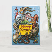 Weihnachts-Party Karte (Vorderseite)