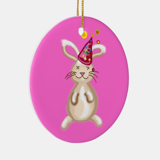 Weihnachts-Party Keramik Ornament (Rechts)