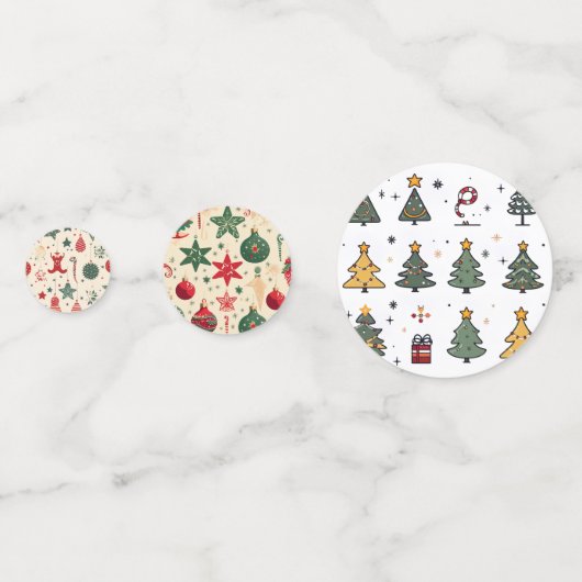 Weihnachts-Party Konfetti (Vorderseiten)