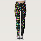 Weihnachts-Party-Leggings, Weihnachtslicht Leggings (Vorderseite)