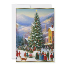 Weihnachts-Party-Leute singen