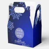 Weihnachts-Party-Logo Personalisiert Geschenkschachtel (Geöffnet)