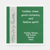 Weihnachts-Party Luncheon Serviette (Vorderseite)