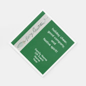 Weihnachts-Party Luncheon Serviette (Ecke)