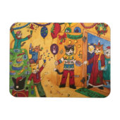 Weihnachts-Party Magnet (Horizontal)