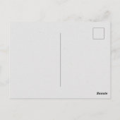 Weihnachts-Party Mistletoe Bells Decorative Postkarte (Rückseite)