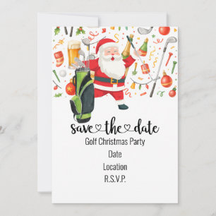 Weihnachts-Party mit dem Weihnachtsmann Einladung