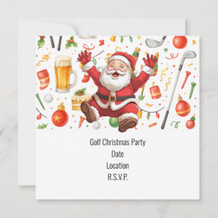 Weihnachts-Party mit dem Weihnachtsmann Einladung