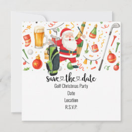 Weihnachts-Party mit dem Weihnachtsmann Save The Date