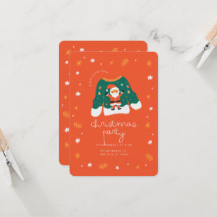 Weihnachts-Party mit Einladung