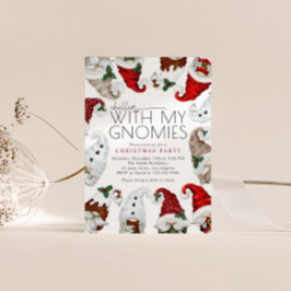 Weihnachts-Party mit meinen Gnomen Einladung