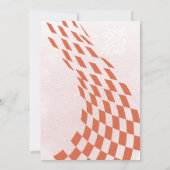 Weihnachts-Party Moderner Bogen in Grün Einladung (Rückseite)