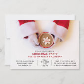 Weihnachts-Party Moderner Weihnachtsfeiertag Einladung (Vorderseite)