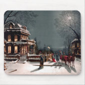 Weihnachts-Party Mousepad (Vorne)