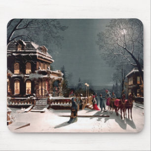Weihnachts-Party Mousepad