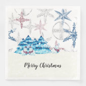 Weihnachts-Party Napkins, Abendgröße Serviette (Vorderseite)