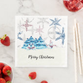 Weihnachts-Party Napkins, Abendgröße Serviette (Beispiel)