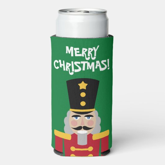 Weihnachts-Party Nutcracker kundendünn Selters Dosenkühler (Seltzer Rückseite)
