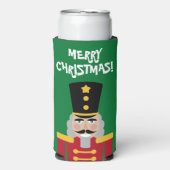 Weihnachts-Party Nutcracker kundendünn Selters Dosenkühler (Seltzer Vorderseite)