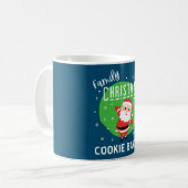 Weihnachts-Party Pajamas Cookie Baker Kaffeetasse (Vorderseite Links)