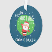 Weihnachts-Party Pajamas Cookie Baker Ornament (Vorderseite)