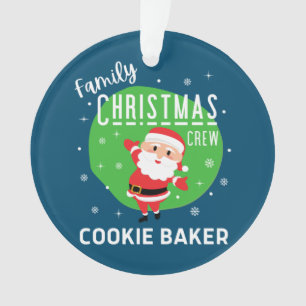 Weihnachts-Party Pajamas Cookie Baker Ornament