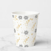 Weihnachts-Party Pappbecher (Links)