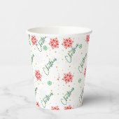 Weihnachts-Party Pappbecher (Links)