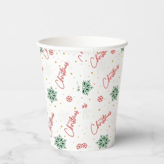 Weihnachts-Party Pappbecher (Rechts)