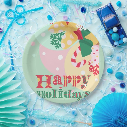 Weihnachts-Party Pappteller (Party)