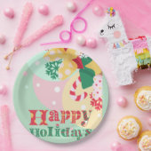 Weihnachts-Party Pappteller (Party)