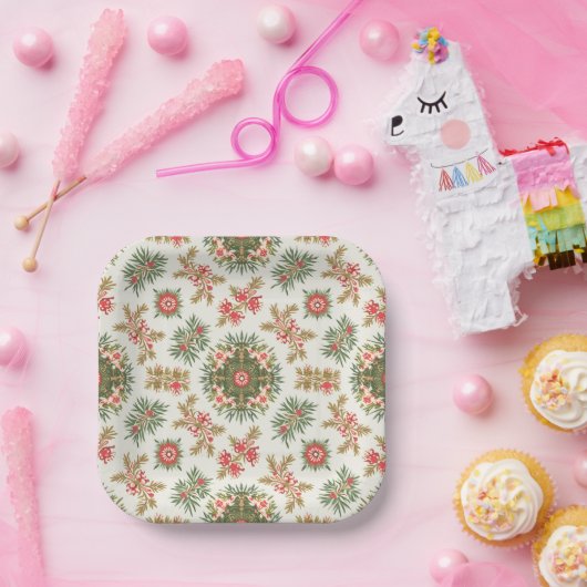 Weihnachts-Party Pappteller (Party)