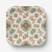 Weihnachts-Party Pappteller (Vorderseite)