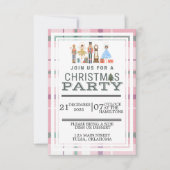 Weihnachts-Party Pink Nutcracker Ballett Einladung (Vorderseite)